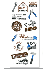 MULTICRAFT IMPORTS FOREVER IN TIME HOME REPAIRS CLEAR STICKERS
