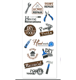 MULTICRAFT IMPORTS FOREVER IN TIME HOME REPAIRS CLEAR STICKERS