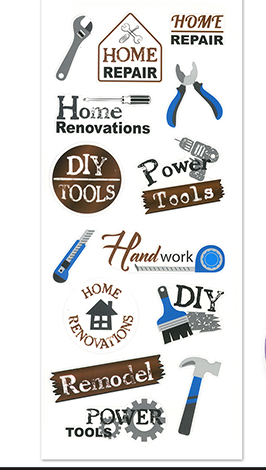 FOREVER IN TIME HOME REPAIRS CLEAR STICKERS