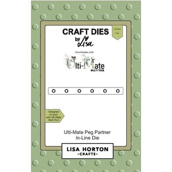 LISA HORTON CRAFTS LISA HORTON CRAFTS ULTI-MATE PEG PARTNER IN-LINE DIE