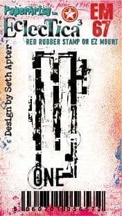 PAPER ARTSY PAPER ARTSY ECLECTICA SETH APTER MINIS EM67 CLING STAMP