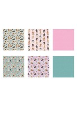 CREATIVE WORLD OF CRAFTS THE PAPER BOUTIQUE PAMPERED POOCH DECORATIVE PAPER PAD 36 SHEETS