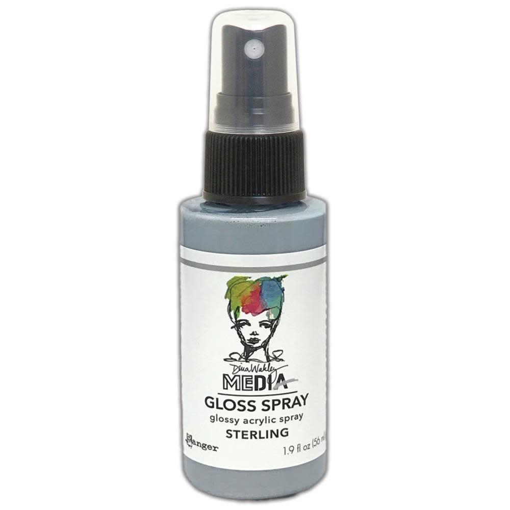 RANGER RANGER DINA WAKLEY MEDIA GLOSS SPRAY STERLING 2OZ