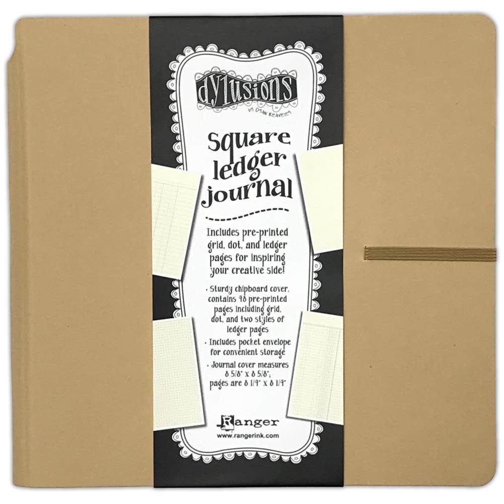 RANGER DYLUSIONS KRAFT SQUARE LEDGER JOURNAL