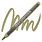 KARIN KARIN GOLD DECOBRUSH METALLIC MARKER