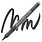 KARIN KARIN BLACK DECOBRUSH METALLIC MARKER