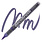 KARIN KARIN VIOLET DECOBRUSH METALLIC MARKER