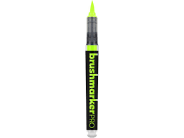 KARIN KARIN NEON YELLOW GREEN BRUSHMARKER PRO MARKER