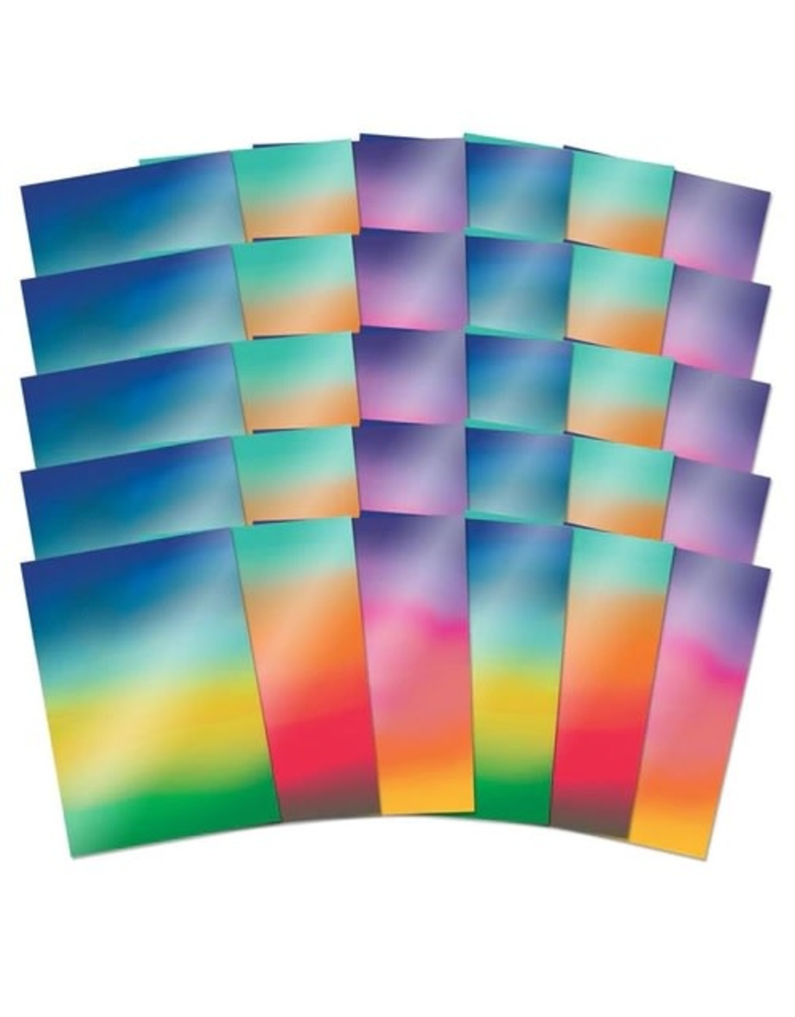 HUNKYDORY CRAFTS LTD. HUNKYDORY ABSTRACT SKIES MIRRI CARD SPECIALS 30/PK