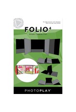 PHOTOPLAY PAPER PHOTOPLAY BLACK 6.5x6.5 FOLIO 4
