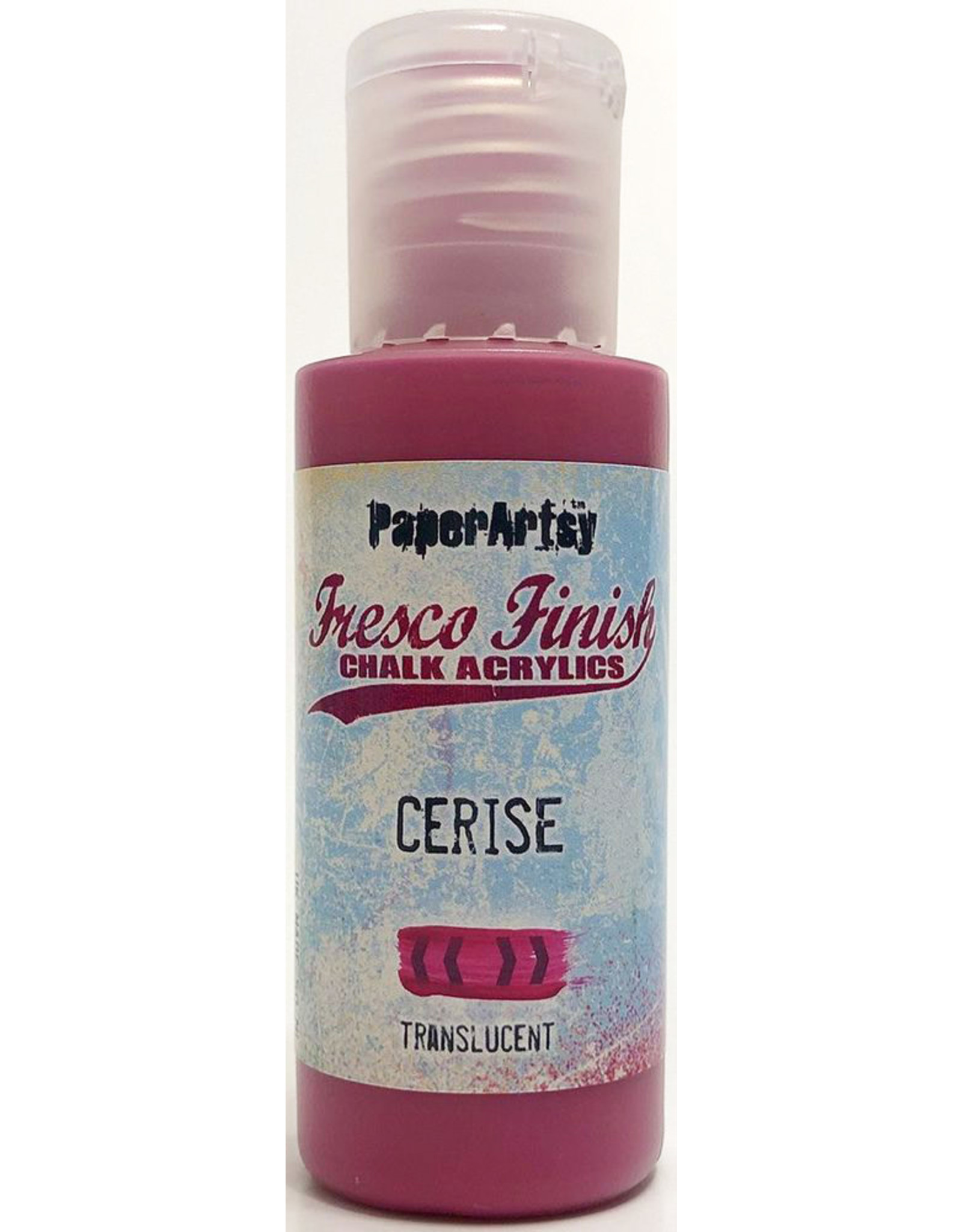 PAPER ARTSY PAPER ARTSY FRESCO FINISH CERISE ACRYLIC PAINT 50ML