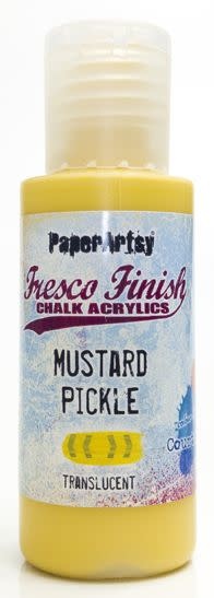 PAPER ARTSY PAPER ARTSY FRESCO FINISH MUSTARD PICKLE CHALK ACRYLIC PAINT