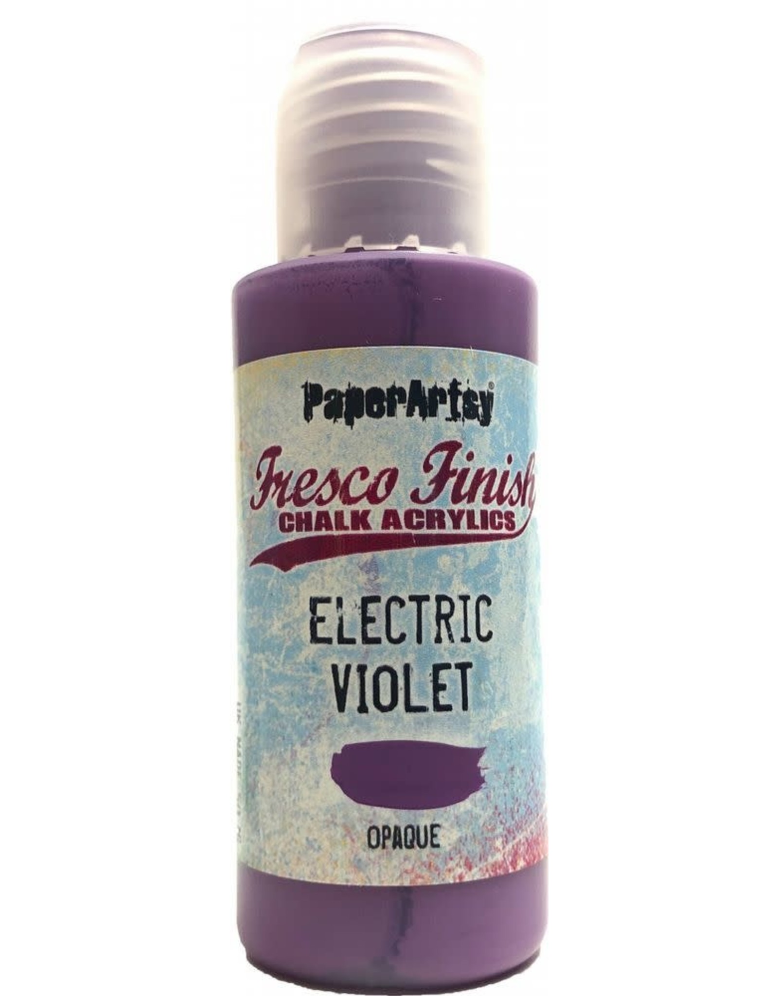 PAPER ARTSY PAPER ARTSY FRESCO FINISH ELECTRIC VIOLET CHALK ACRYLIC PAINT