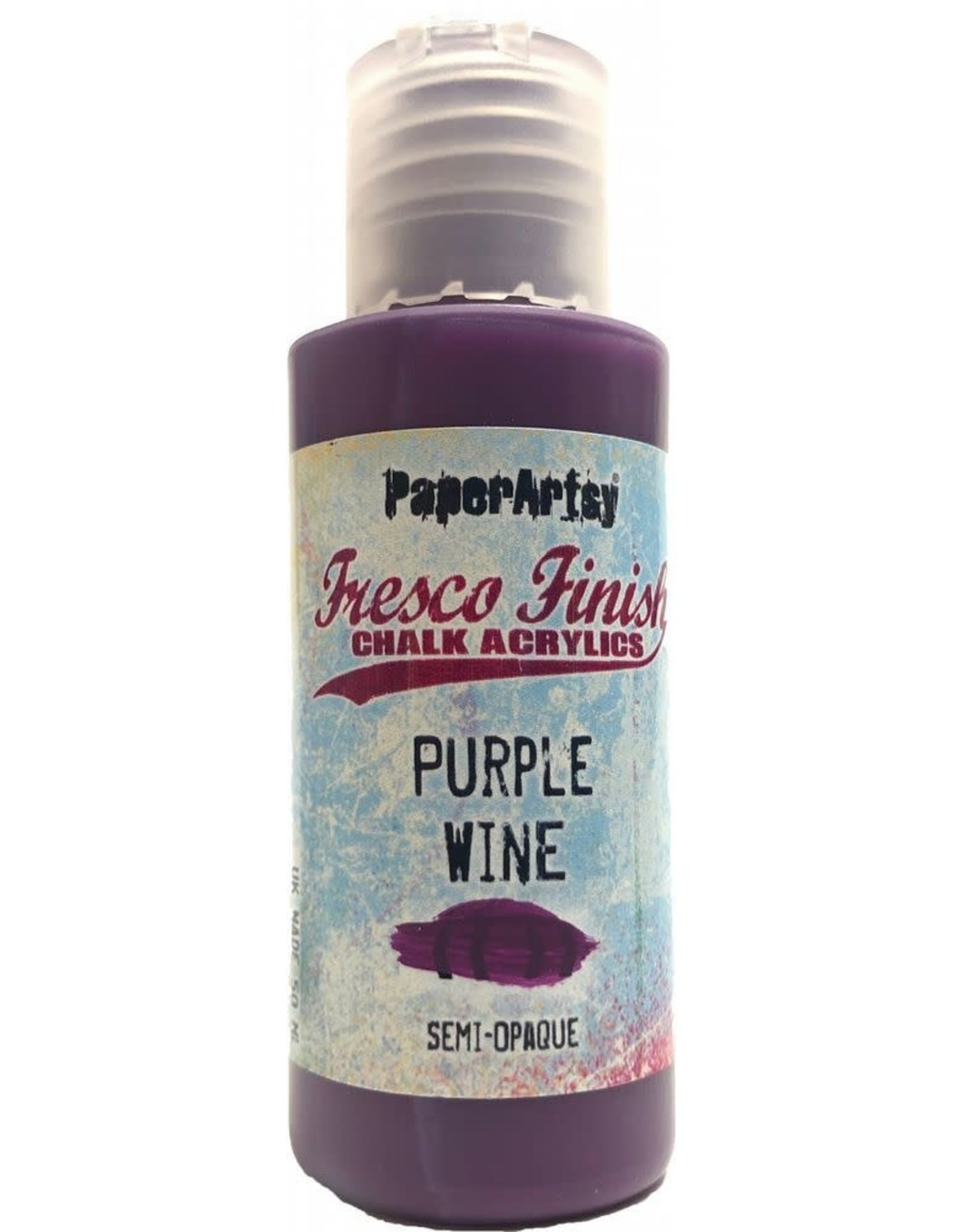PAPER ARTSY PAPER ARTSY FRESCO FINISH TS-PURPLE WINE CHALK ACRYLIC PAINT