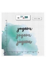 DIY & CIE DIY & CIE JOYEUX DIE AND STAMP SET