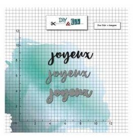 DIY & CIE DIY & CIE JOYEUX DIE AND STAMP SET