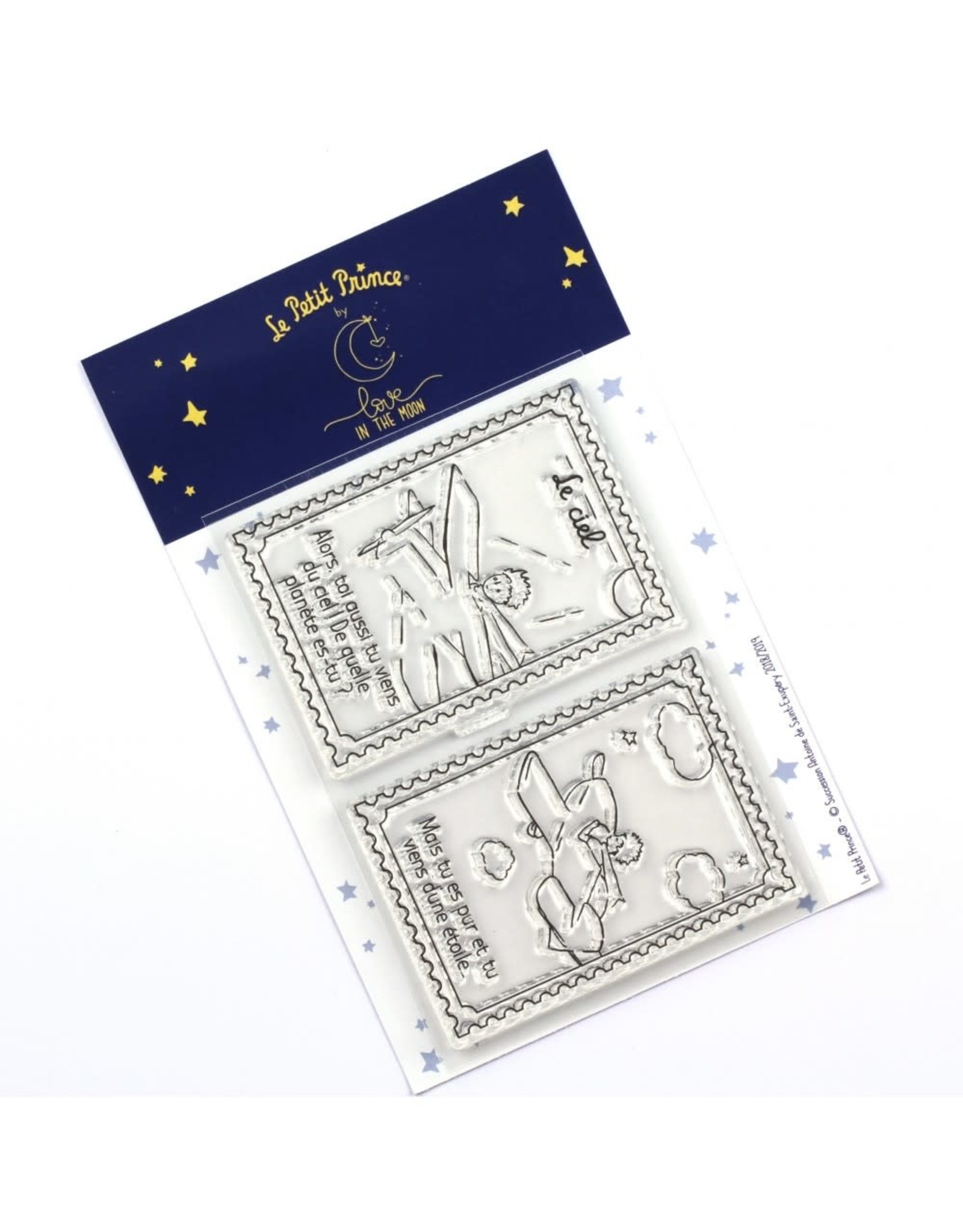 LOVE IN THE MOON LE PETIT PRINCE LOVE IN THE MOON LE CIEL CLEAR STAMP SET