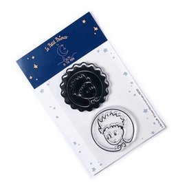 KIRELCRAFT LE PETIT PRINCE LOVE IN THE MOON MACARON PETIT PRINCE CLEAR STAMP SET