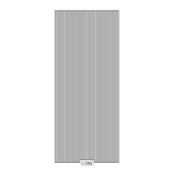 STARFORM STARFORM SILVER THIN STRAIGHT LINES PEEL OFFS