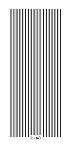 STARFORM STARFORM SILVER THIN STRAIGHT LINES PEEL OFFS