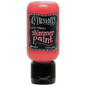 RANGER DYLUSIONS SHIMMER PAINT FIERY SUNSET 1OZ