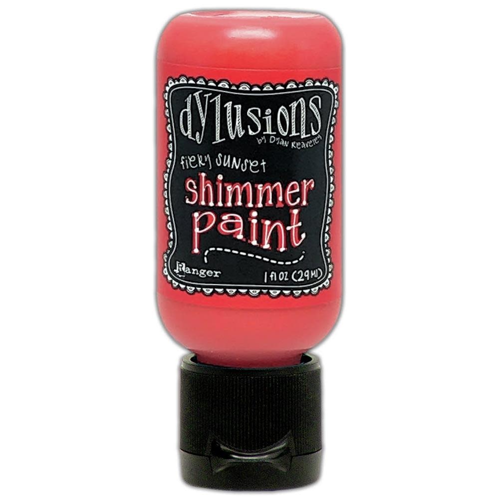 RANGER DYLUSIONS SHIMMER PAINT FIERY SUNSET 1OZ