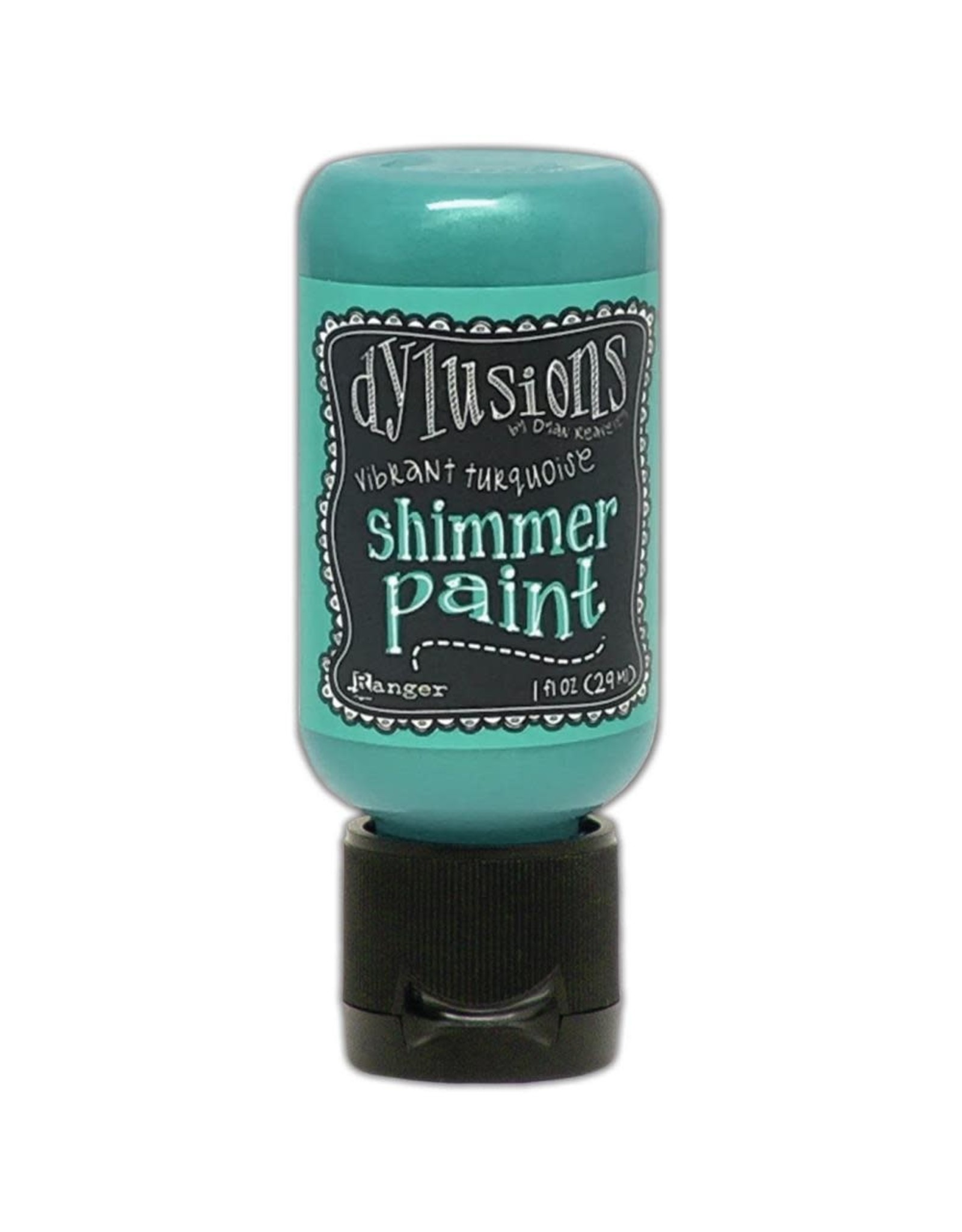 RANGER DYLUSIONS SHIMMER PAINT VIBRANT TURQUOISE 1OZ