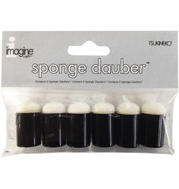 IMAGINE CRAFTS IMAGINE CRAFTS SPONGE DAUBERS 6PK