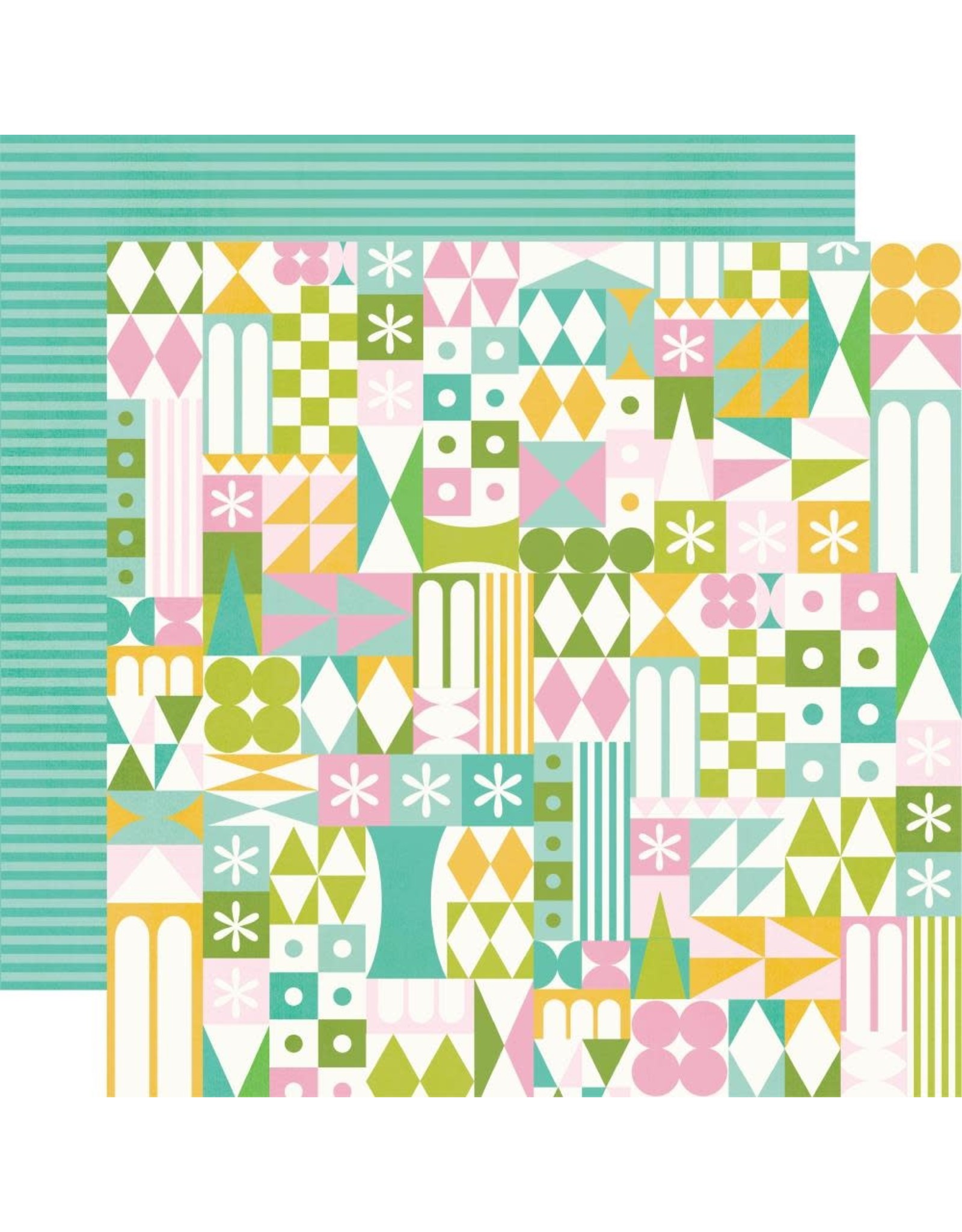 SIMPLE STORIES SIMPLE STORIES SAY CHEESE FANTASY AT THE PARK MAKE A WISH 12x12 CARDSTOCK