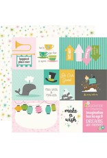 SIMPLE STORIES SIMPLE STORIES SAY CHEESE FANTASY AT THE PARK ELEMENTS 2 12x12 CARDSTOCK
