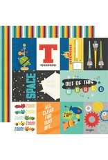 SIMPLE STORIES SIMPLE STORIES SAY CHEESE TOMORROW AT THE PARK ELEMENTS 1 12x12 CARDSTOCK