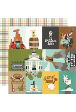 SIMPLE STORIES SIMPLE STORIES SAY CHEESE FRONTIER AT THE PARK ELEMENTS 1 12x12 CARDSTOCK