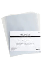 SPELLBINDERS SPELLBINDERS GLIMMER SPECIALITY CARD SHOPPE ESSENTIALS CLEAR FILM SHEETS 8.5x11 10/PK