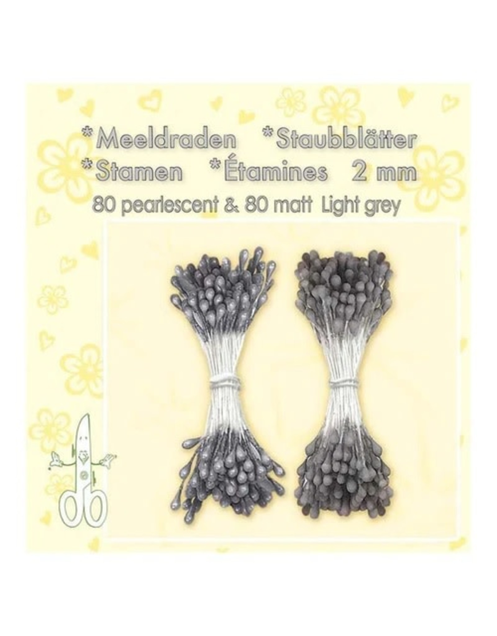 LEANE CREATIF LEANE CREATIEF LIGHT GREY STAMEN