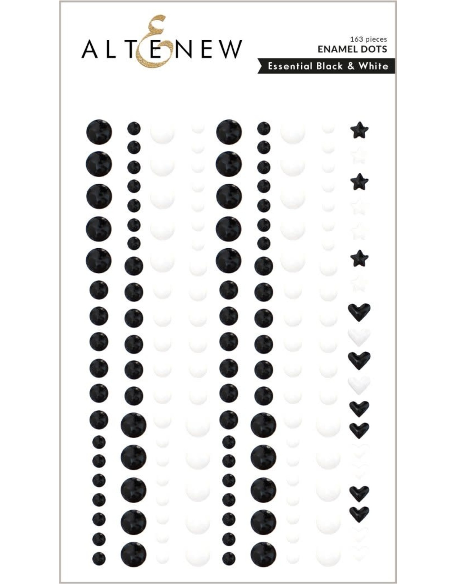 ALTENEW ALTENEW ESSENTIAL BLACK & WHITE ENAMEL DOTS