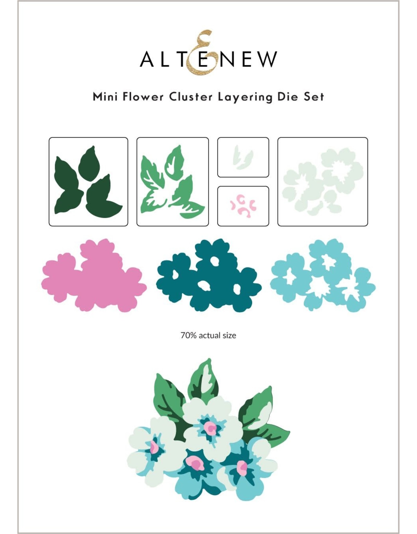 ALTENEW ALTENEW MINI FLOWER CLUSTER LAYERING DIE SET