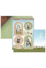 HUNKYDORY CRAFTS LTD. HUNKYDORY ADORABLE SCORABLE CURIOUS CATS YOU'RE PAWSOME LUXURY TOPPER SET