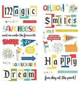 SIMPLE STORIES SIMPLE STORIES SAY CHEESE AT THE PARK FOAM STICKERS 34/PK