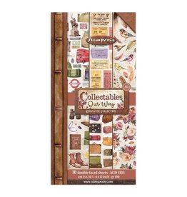 STAMPERIA STAMPERIA COLLECTABLES ROMANTIC COLLECTION OUR WAY 6x12 PAPER PACK 10 SHEETS