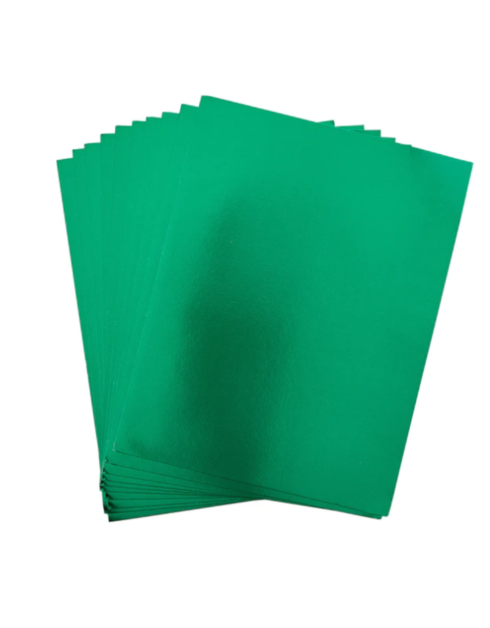 SPELLBINDERS SPELLBINDERS MIRROR GREEN CARDSTOCK 8.5x11 10/PK
