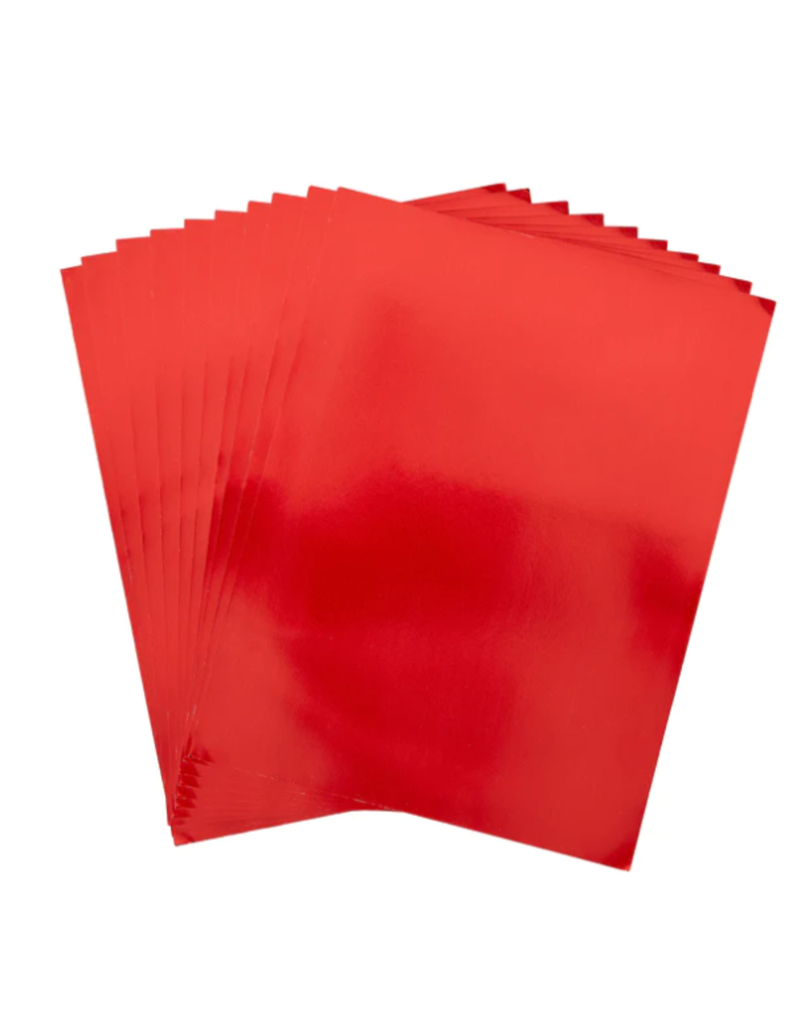SPELLBINDERS SPELLBINDERS MIRROR RED CARDSTOCK 8.5x11 10/PK