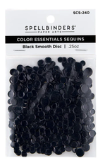 SPELLBINDERS SPELLBINDERS BLACK SMOOTH DISC COLOR ESSENTIAL SEQUINS