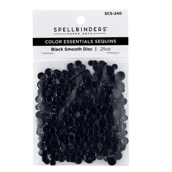 SPELLBINDERS SPELLBINDERS BLACK SMOOTH DISC COLOR ESSENTIAL SEQUINS