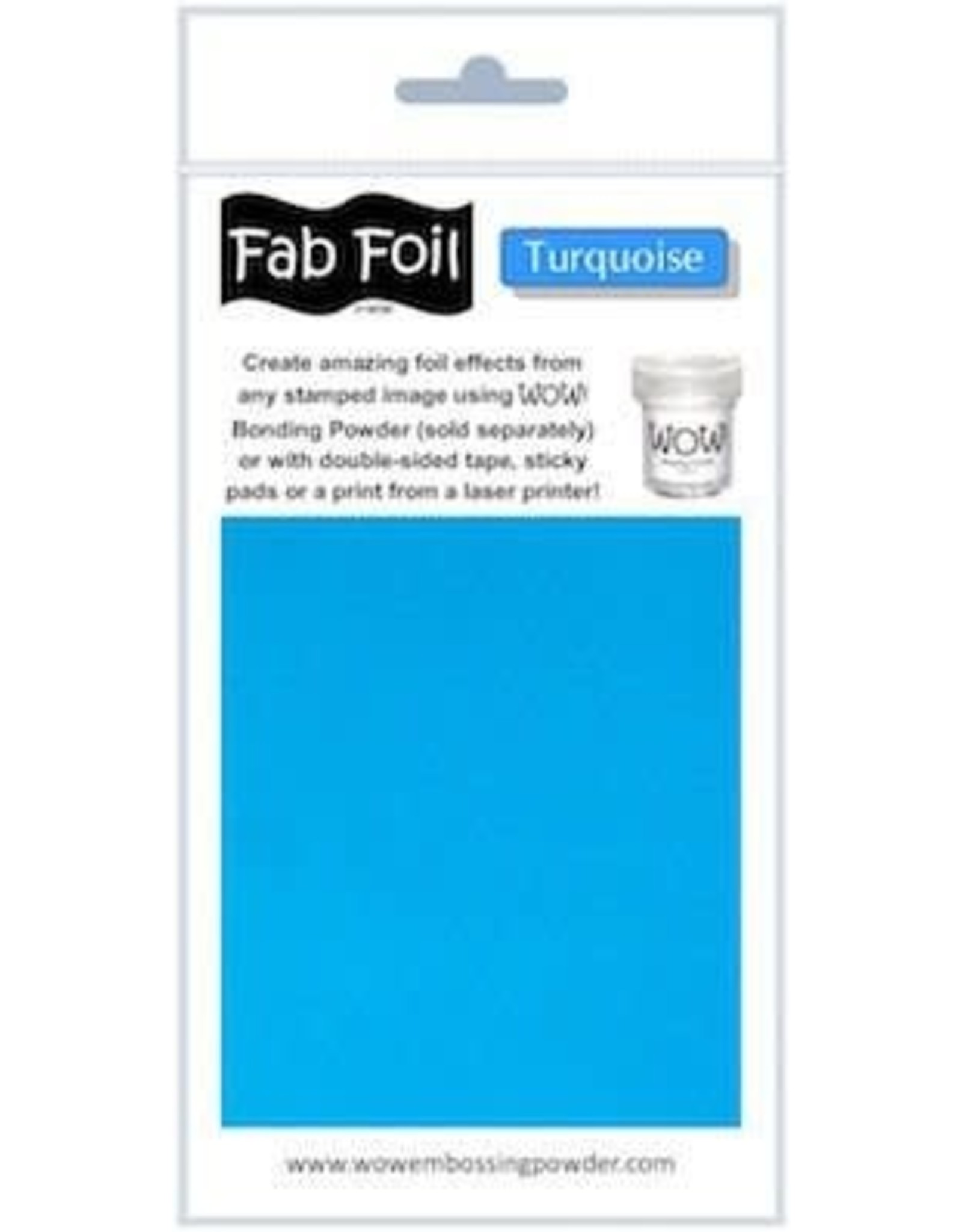 WOW! WOW! TURQUOISE FAB FOIL