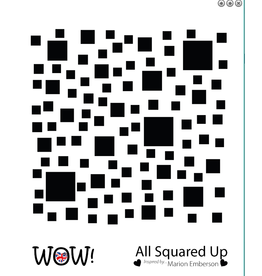 WOW! WOW! MARION EMBERSON ALL SQUARED UP 6x6 STENCIL