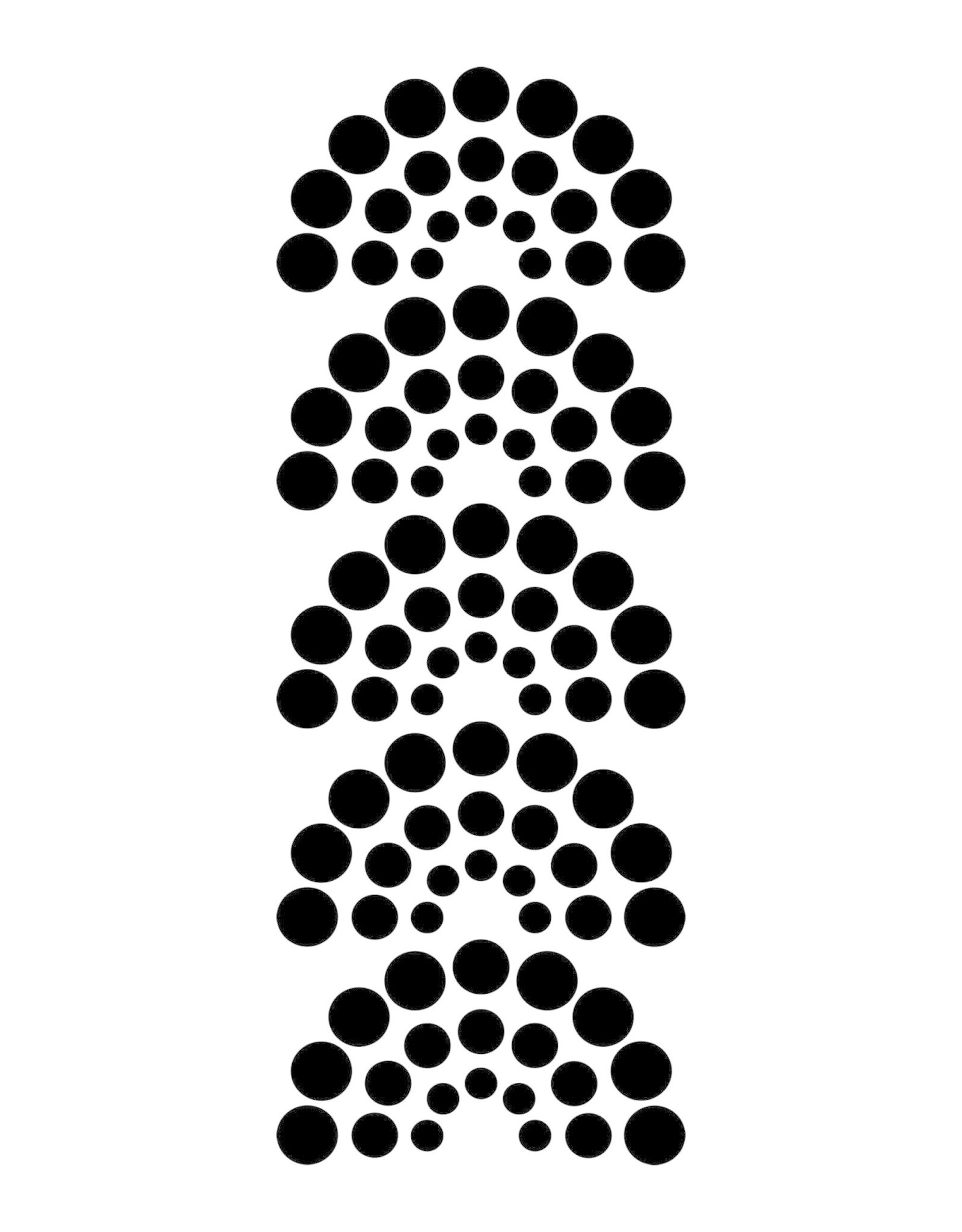 CRAFTERS WORKSHOP THE CRAFTERS WORKSHOP SLIMLINE RAINBOW DOTS 4x9 STENCIL