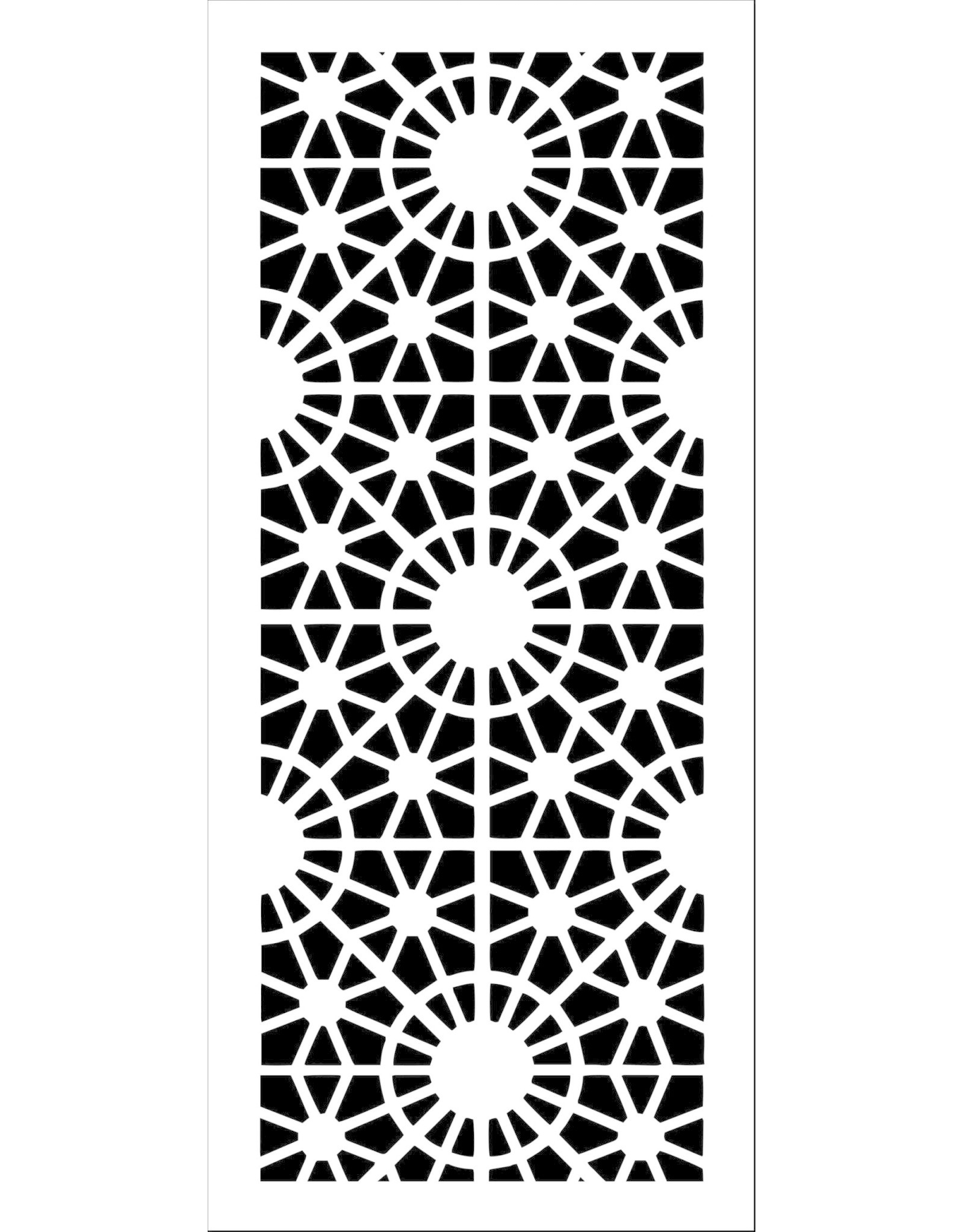 CRAFTERS WORKSHOP THE CRAFTERS WORKSHOP SLIMLINE MEDITERRANEAN CEILING 4x9 STENCIL