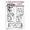 RANGER RANGER DINA WAKLEY MEDIA SQUARED CLING STAMP SET