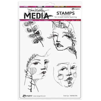 RANGER RANGER DINA WAKLEY MEDIA SIDE EYE CLING STAMP SET