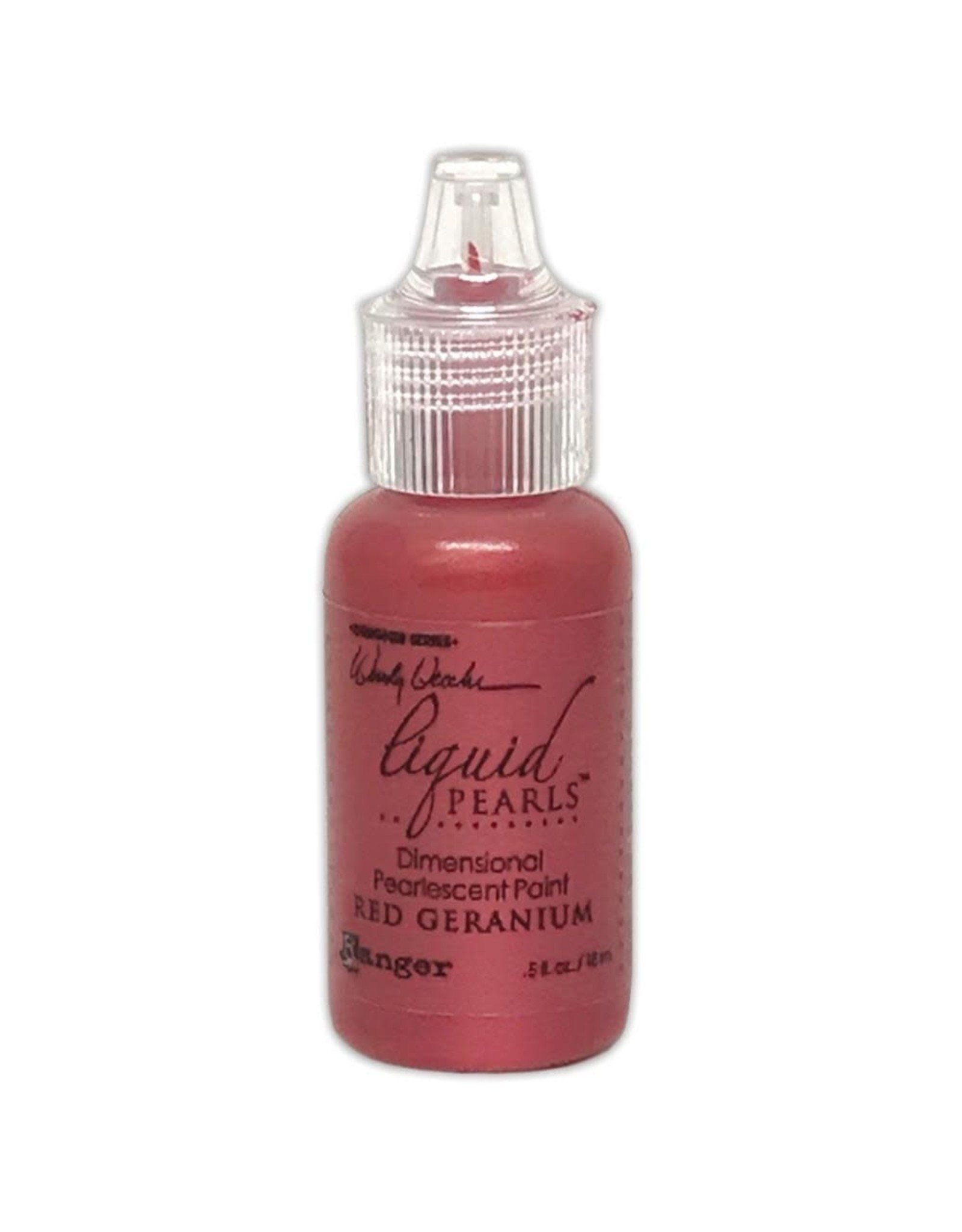 RANGER RANGER WENDY VECCHI MAKE ART LIQUID PEARLS RED GERANIUM 0.5OZ